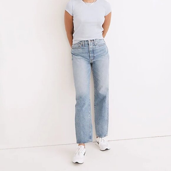 Madewell The Perfect Vintage Jean- High Waisted Straight Leg Jeans- Size 25 - Picture 2 of 14